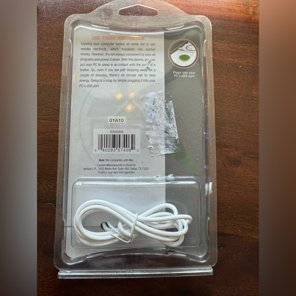 NEW PC Power Saver One-Touch USB 63-309 – Puts PC to Sleep – New in Package - Picture 3 of 5